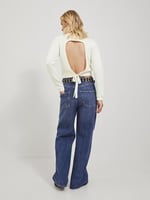 JACK & JONES JJXX JXREESE OPEN BACK KNIT Triko Kadın