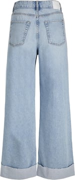 JACK & JONES JJXX JXTOKYO WIDE FOLD UP HW R6169 DNM LN Jean Kadın