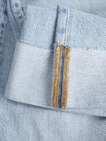 JACK & JONES JJXX JXTOKYO WIDE FOLD UP HW R6169 DNM LN Jean Kadın