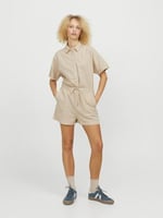JACK & JONES JJXX JXTRALA LINEN BLEND PLAYSUIT WVN Şort Kadın