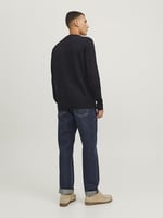 JACK & JONES JORFESTIVE XMAS KNIT CREW NECK Triko Erkek