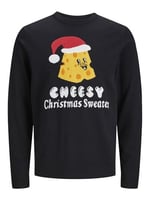 JACK & JONES JORFESTIVE XMAS KNIT CREW NECK Triko Erkek