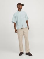 JACK & JONES JORJOHN OVERSIZED SHIRT SS LN Gömlek Erkek
