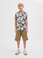 Jack & Jones Jorluke Varenna Erkek Çocuk Gömlek, Gri, 16 Yaş