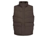 Jack Jones Jorvesterbro Bodywarmer Erkek Yeleği 12238853-CHOCOLATE-BROWN Kahverengi