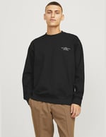 JACK & JONES Jprblachad Branding Sweat Crew Neck Sn Sweatshirt Erkek