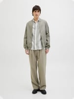 JACK & JONES Jprccsummer Stripe Resort S/S Shirt Sn Jprccsummer Stripe Resort S/S Shirt Sn Erkekler