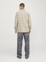 JACK & JONES JPRRAYMOND MELANGE CHECK LS OVERSHIRT SN Gömlek Erkek
