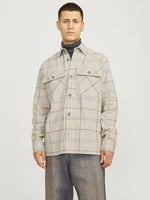 JACK & JONES JPRRAYMOND MELANGE CHECK LS OVERSHIRT SN Gömlek Erkek
