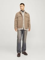 JACK & JONES JPRRAYMOND MELANGE CHECK LS OVERSHIRT SN Gömlek Erkek