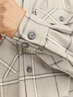 JACK & JONES JPRRAYMOND MELANGE CHECK LS OVERSHIRT SN Gömlek Erkek