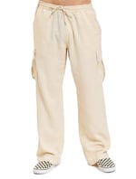 JACK & JONES JPSTBILL JJNATE LINEN BLEND CARGO JOGGER Kargo Pantolon Erkek