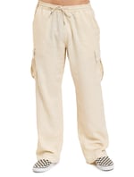 JACK & JONES JPSTBILL JJNATE LINEN BLEND CARGO JOGGER Kargo Pantolon Erkek