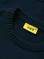 JACK & JONES JXBROOK CREW NECK KNIT Kadın Triko/Kazak Maritime Blue Detail:/Studio L