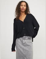 Jack & Jones JXESTHER TIGHT SHORT STRIPE TOP KNITKazakKadın