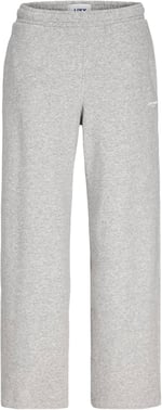JACK & JONES JXSTUDIO VESTERBRO HW PANT SWT NOOS Kadın Pantolon Light Grey Melange Print:BRIGHT WHITE JJXX STUDIO M