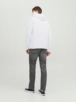 JACK & JONES Kabartma Baskılı Kapüşonlu Sweatshirt, 12233972 - Bedenler: S, M, L, XL, XXL