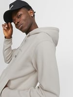 JACK & JONES Kabartma Baskılı Kapüşonlu Sweatshirt, 12233972