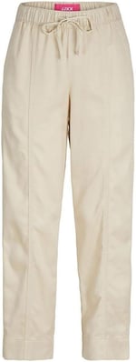 JACK & JONES Kadın JXEMILY RLX BALLOON ANK MW PANT PNT Pantolon, Fog, L