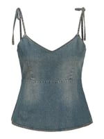 JACK & JONES Kadın Tişört JXTUVA DENIM TOP DNM