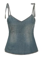 JACK & JONES Kadın Tişört JXTUVA DENIM TOP DNM