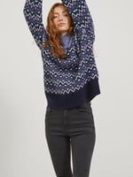 Jack & Jones Kadın Yüksek Yaka Triko Uzun Kollu Jjxx Jxrupa High Neck Knit