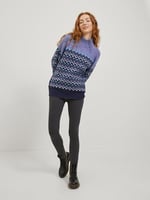 Jack & Jones Kadın Yüksek Yaka Triko Uzun Kollu Jjxx Jxrupa High Neck Knit