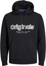 Jack & Jones Kapüşon Yaka Sweatshırt, L, 12246802, Siyah, erkek