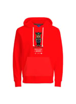 Jack & Jones Kapüşon Yaka Yeşil Erkek Sweatshirt JORDENIMDOG SWEAT HOOD