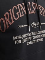 JACK & JONES Kapüşonlu Baskılı Sweatshirt, 12265823