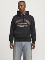 JACK & JONES Kapüşonlu Baskılı Sweatshirt, 12265823