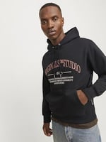 JACK & JONES Kapüşonlu Baskılı Sweatshirt, 12265823