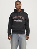 JACK & JONES Kapüşonlu Baskılı Sweatshirt, 12265823