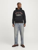 JACK & JONES Kapüşonlu Baskılı Sweatshirt, 12265823