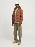 JACK & JONES Kapüşonlu Puffer Mont, 12256887