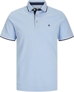 Jack & Jones Plus Jjepaulos Logolu Pamuklu Büyük Beden Düğmeli Polo Yaka T Shirt Erkek POLO YAKA T SHİRT 12143859