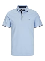 Jack & Jones Plus Jjepaulos Logolu Pamuklu Büyük Beden Düğmeli Polo Yaka T Shirt Erkek POLO YAKA T SHİRT 12143859