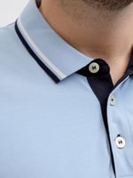 Jack & Jones Plus Jjepaulos Logolu Pamuklu Büyük Beden Düğmeli Polo Yaka T Shirt Erkek POLO YAKA T SHİRT 12143859