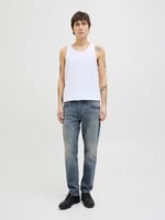 JACK & JONES Rahat Kesim Jean Pantolon Blue Denim, 12237306