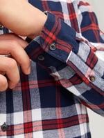 JACK & JONES Regular Fit Ekose Desenli Uzun Kollu Gömlek, 12235982