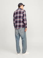 JACK & JONES Regular Fit Ekose Desenli Uzun Kollu Gömlek, 12235982