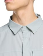 Jack Wolfskin 1404071 Vandra S/S M Gömlek Gri Erkek Gömlek