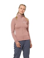 Jack Wolfskin 1710981_2919 Prelight FZ W Rose Dawn Kadın Polar Pembe S