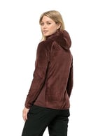 Jack Wolfskin Bayan Rotwand Hooded Fz W Polar Ceket