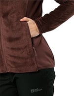 Jack Wolfskin Bayan Rotwand Hooded Fz W Polar Ceket