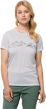 Jack Wolfskin Crosstrail Graphic T W Tişört kısa kollu Kadınlar