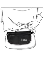 Jack Wolfskin DOCUMENT BELT RFID SİYAH Erkek Bel Çantası