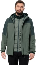 Jack Wolfskin GLAABACH 3IN1 JKT M Ceket Erkek