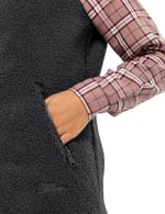 Jack Wolfskin High Curl Long Vest W Polar yelek Kadın