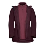 Jack Wolfskin Kadın NORRLAND 3'ü 1 arada W 3'ü 1 arada ceket
